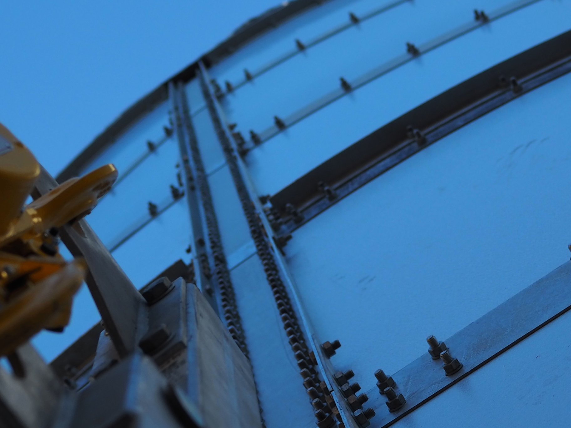 Videx tank bolted panel and ladder detail