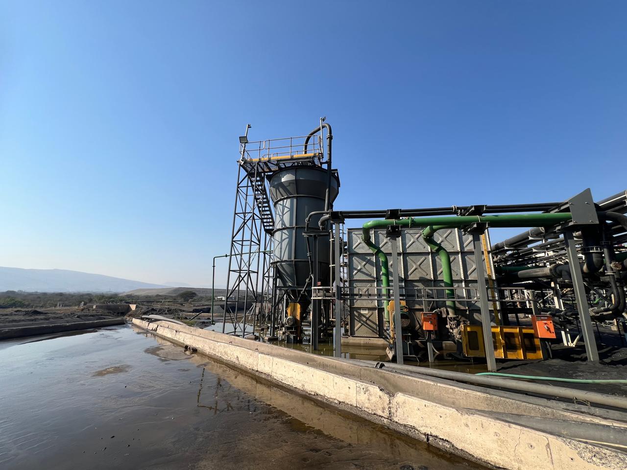 Large capacity water reservoir tank installation South Africa