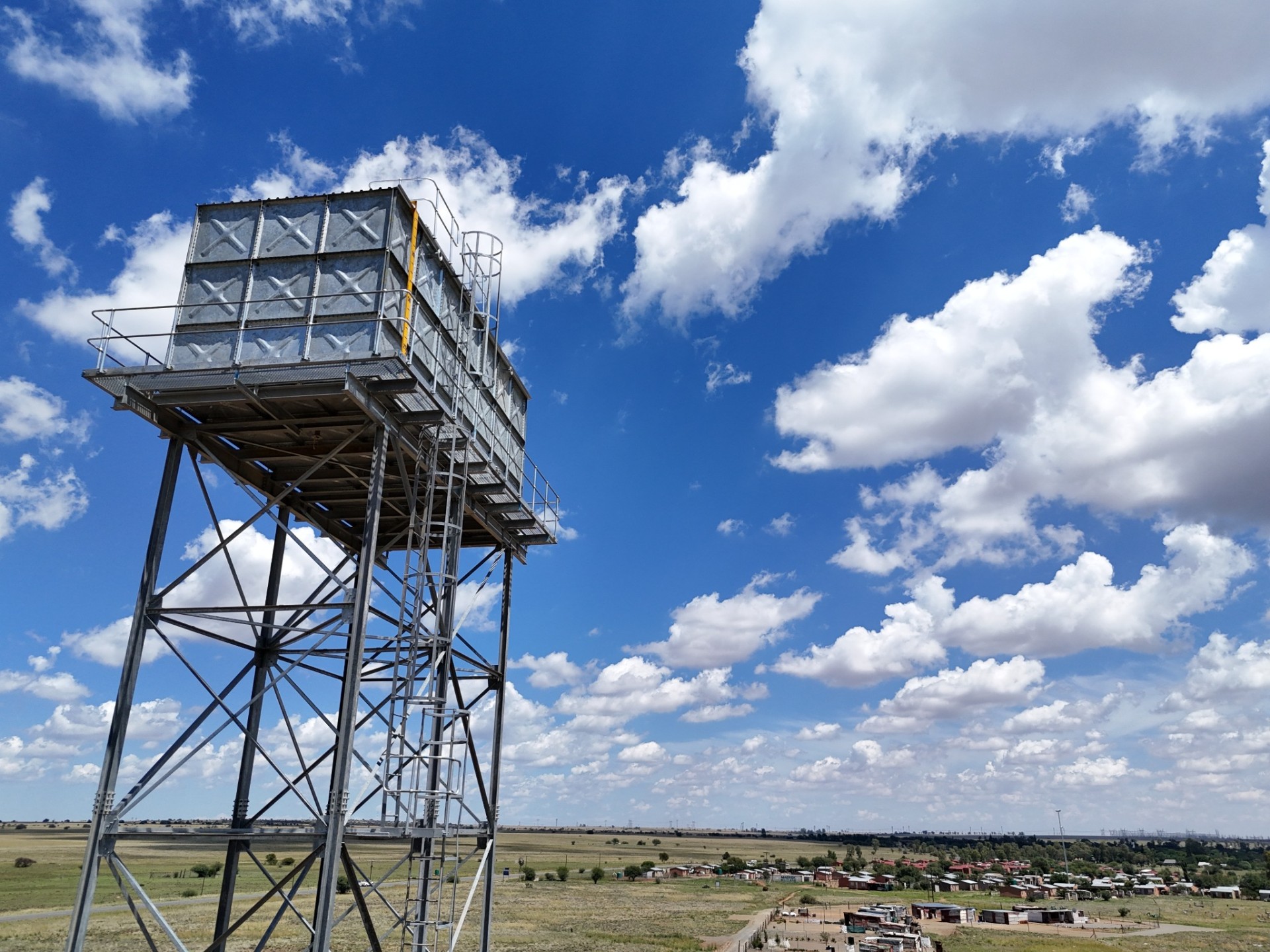 Videx elevated water tower install